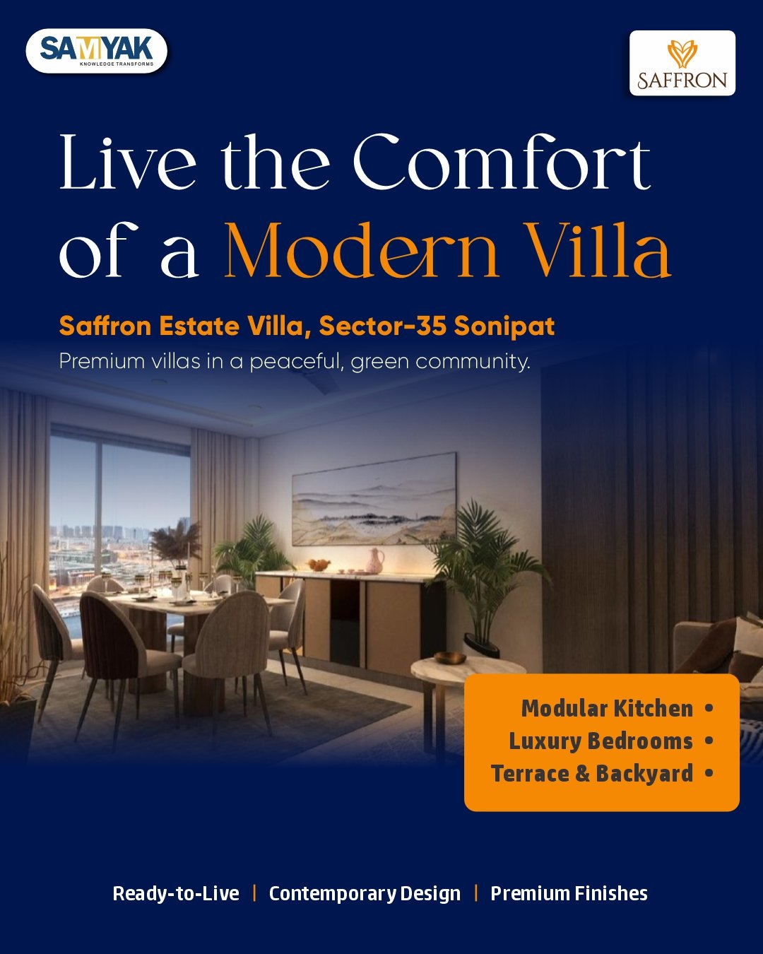 Saffron Villas Hero Mobile